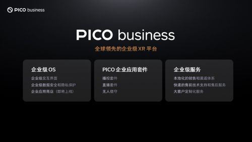 全新企业级vr一体机pico 4 enterprise即将上市,打开商用场景新价值